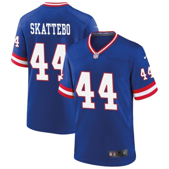 Mens Youths Kids Womens Cam Skattebo Stitched Royal Jersey